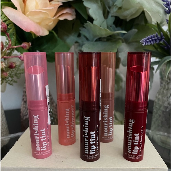 Bath & Body Works Other - 🆕💋 BATH & BODY WORKS NOURISHING LIP TINT COLLECTION. BRAND NEW FACTORY SEALED